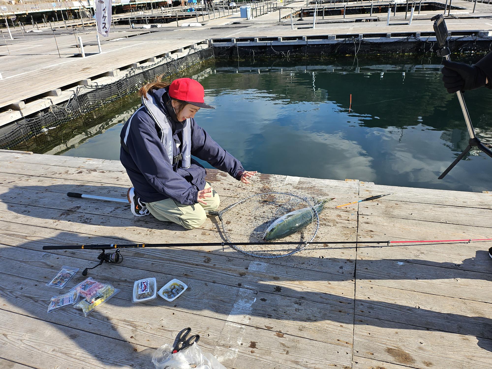 平山真衣さんメジロ
